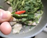 鶏胸肉とインゲン豆のタイ風炒め作り方6写真