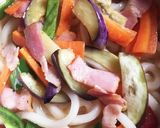 お野菜たっぷり☆チーズうどんー→作り方3写真