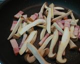 2色の大豆とベーコンの炒めもの作り方2写真
