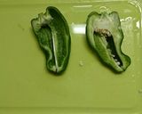 チーズピーマン豚バラ巻き♪作り方1写真