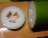 冬瓜とベーコンのにんにく炒め作り方1写真