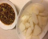 焼肉と梨のあっさり和え作り方4写真