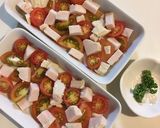 ミニトマトのチーズ焼き作り方1写真