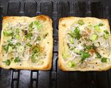 油揚げでピザトースト風！ねぎじゃこチーズ作り方5写真