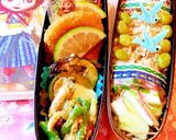 イカリング★野菜いっぱいブライスと鳥弁当作り方1写真
