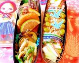 イカリング★野菜いっぱいブライスと鳥弁当作り方5写真