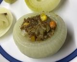 丸ごと玉ねぎの肉詰め カレー風味作り方8写真