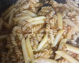 丸美屋麻婆豆腐の素ペンネ&フジリ作り方3写真