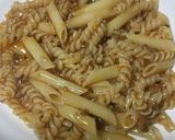 丸美屋麻婆豆腐の素ペンネ&フジリ作り方4写真