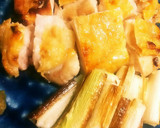 魚グリルで簡単！鶏もも肉とネギの塩焼き♪作り方8写真