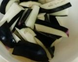 油少な目　豚こまの油茄子作り方1写真