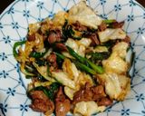 鶏ももレバニラ炒め作り方5写真