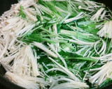 簡単！水菜とえのきのポン酢の胡麻和え♪作り方3写真