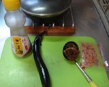 最速のフライパンでナスの味噌汁作り方1写真