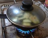 最速のフライパンでナスの味噌汁作り方10写真