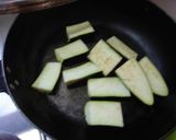 最速のフライパンでナスの味噌汁作り方8写真