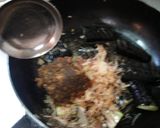 最速のフライパンでナスの味噌汁作り方14写真