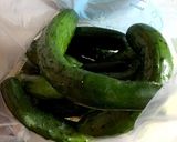 我が家のキュウリの辛子漬け—大袋Ver.作り方3写真