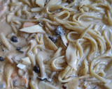 大磯屋♪鮭ときのこの味噌クリーム焼そば作り方6写真