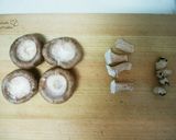 軸も活用!椎茸風味たっぷりマヨチーズ焼き作り方1写真