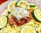 簡単美味♡カボス香る胡麻風味たらこパスタ作り方5写真
