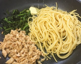 ほうれん草とツナの和風パスタ☆作り方4写真