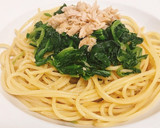 ほうれん草とツナの和風パスタ☆作り方5写真