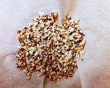 根菜のキノコ香しいチーズパン粉焼き作り方2写真