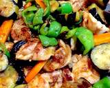 とろ～りなすと鶏もも肉のにんにくみそ炒め作り方6写真
