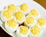お弁当に簡単♪お花のからしマヨゆで卵♡作り方8写真