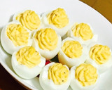 お弁当に簡単♪お花のからしマヨゆで卵♡作り方8写真