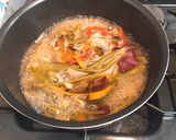 ベシブロススープで軟骨ソーキ煮付け作り方4写真