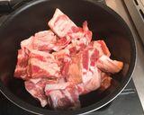 ベシブロススープで軟骨ソーキ煮付け作り方6写真