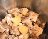 ベシブロススープで軟骨ソーキ煮付け作り方8写真