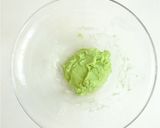 かき氷シロップで手軽に　かめメロンパン作り方3写真
