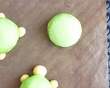 かき氷シロップで手軽に　かめメロンパン作り方5写真