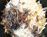 調味料不要！えのきと塩昆布の炊き込みご飯作り方3写真