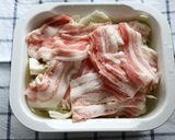 レンジで キャベツと豚バラの塩昆布あえ作り方2写真