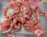 豚のロース肉とセロリの豆板醤炒め作り方2写真