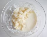 梨のレアチーズケーキ作り方7写真