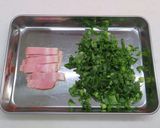 お弁当に♪ほうれん草とベーコンの卵焼き作り方1写真
