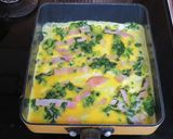 お弁当に♪ほうれん草とベーコンの卵焼き作り方4写真