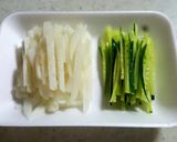 新食感☆梨の肉巻き豚キムチ♪作り方1写真