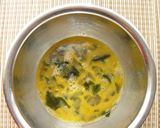 卵とわかめのにんにく醤油炒め。作り方3写真