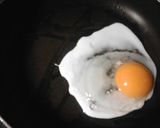 千切りキャベツと半熟目玉焼きのトースト作り方8写真