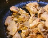 キムマヨ豚キャベ炒め。作り方3写真