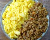 うま味抜群！きんぴらが入った2色そぼろ丼作り方3写真