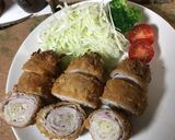 キャベツメンチ風☆ロールカツ作り方5写真