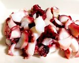 レタスとたこのサラダ〜簡単！作り方1写真