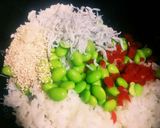 枝豆と梅干とシラスとゴマDE混ぜご飯♪作り方4写真